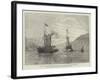 The Cylinder Vessel Cleopatra Leaving Ferrol in Tow of the Steam-Tug Anglia-null-Framed Giclee Print