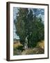 The Cypresses, c.1889-90-Vincent van Gogh-Framed Giclee Print