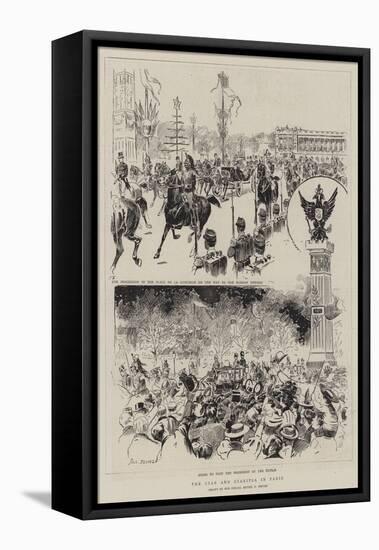 The Czar and Czaritsa in Paris-Paul Destez-Framed Stretched Canvas