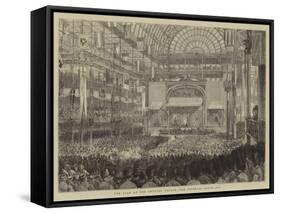 The Czar at the Crystal Palace, the Imperial State Box-null-Framed Stretched Canvas