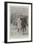 The Czar Nicholas II and the Prince of Wales Following the Hearse-null-Framed Giclee Print