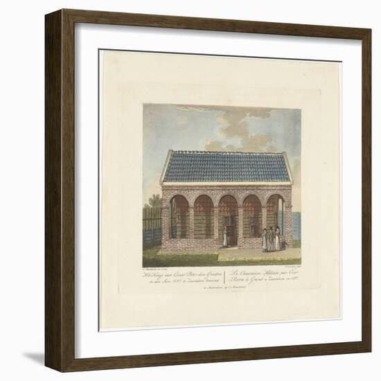 The Czar Peter House in Zaandam, 1697, Ca 1825-Willem van Senus-Framed Giclee Print