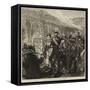 The Czar's Visit to England, the Emperor at Dover-null-Framed Stretched Canvas