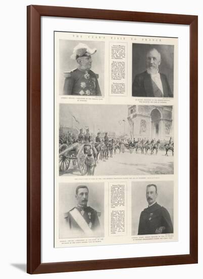 The Czar's Visit to France-G.S. Amato-Framed Giclee Print