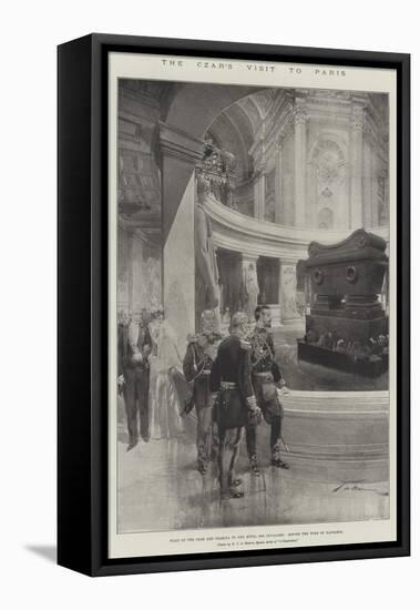 The Czar's Visit to Paris-Frederic De Haenen-Framed Stretched Canvas