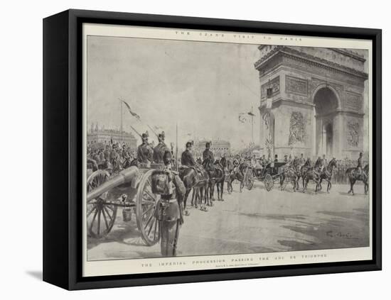 The Czar's Visit to Paris-G.S. Amato-Framed Stretched Canvas