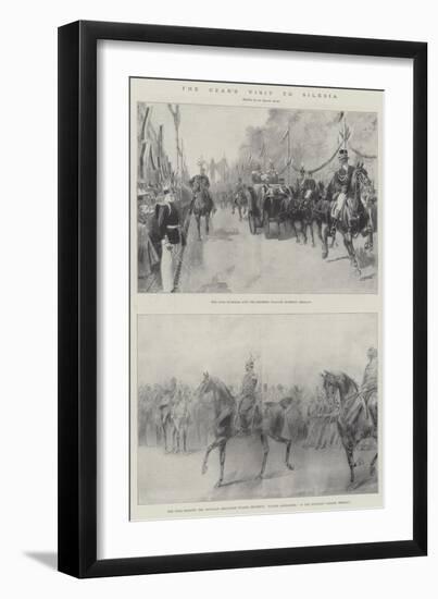 The Czar's Visit to Silesia-null-Framed Giclee Print