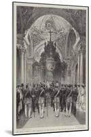 The Czar's Wedding, the Ceremony in the Chapel of the Winter Palace at St Petersburg-Henry William Brewer-Mounted Giclee Print