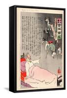 The Czar Sees His Forces Returning-Kobayashi Kiyochika-Framed Stretched Canvas