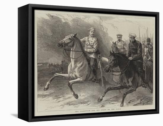 The Czarevich and His Staff on the Field-null-Framed Stretched Canvas