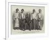 The Dacoit Chief Myob Hmone with Some of His Followers-null-Framed Giclee Print