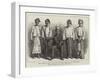 The Dacoit Chief Myob Hmone with Some of His Followers-null-Framed Giclee Print