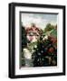 The Dahlias, Garden at Petit Gennevilliers, 1893-Gustave Caillebotte-Framed Giclee Print