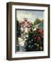 The Dahlias, Garden at Petit Gennevilliers, 1893-Gustave Caillebotte-Framed Giclee Print