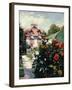 The Dahlias, Garden at Petit Gennevilliers, 1893-Gustave Caillebotte-Framed Giclee Print