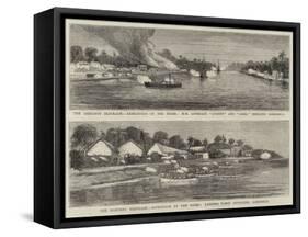 The Dahomey Blockade, Expedition Up the Niger-null-Framed Stretched Canvas