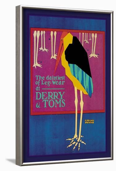 The Daintiest of Leg-Wear-F. Gregory Brown-Framed Art Print