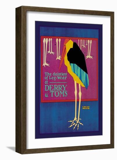 The Daintiest of Leg-Wear-F. Gregory Brown-Framed Art Print