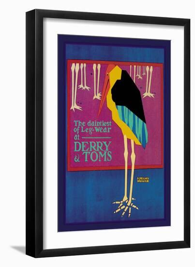 The Daintiest of Leg-Wear-F. Gregory Brown-Framed Art Print