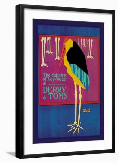 The Daintiest of Leg-Wear-F. Gregory Brown-Framed Art Print