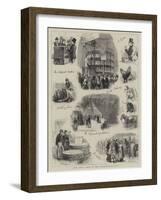 The Dairy Show at the Agricultural Hall-null-Framed Giclee Print