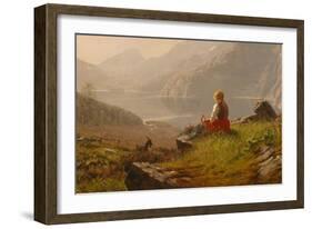 The Dairymaids Sunday-Hans Andreas Dahl-Framed Giclee Print