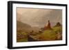 The Dairymaids Sunday-Hans Andreas Dahl-Framed Giclee Print