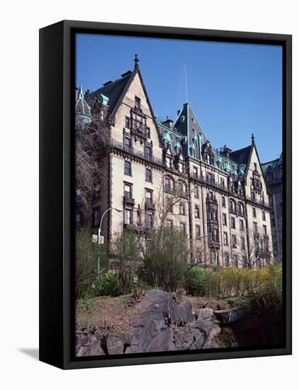 The Dakota, Central Park West, NYC-Barry Winiker-Framed Stretched Canvas