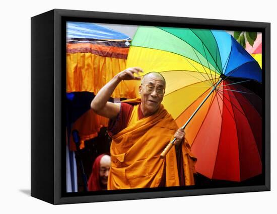 The Dalai Lama-null-Framed Stretched Canvas