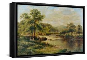The Dales of Derbyshire, 1891-George Vicat Cole-Framed Stretched Canvas