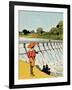 'The Dam', 1912-Charles Robinson-Framed Giclee Print