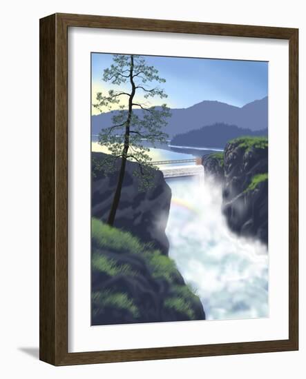 The Dam-Linda Braucht-Framed Giclee Print