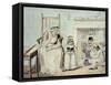 The Dame School (W/C)-George Cruikshank-Framed Stretched Canvas