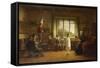 The Dames School-Frederick Daniel Hardy-Framed Stretched Canvas