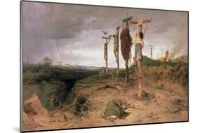 The Damned Field, Execution Place in the Roman Empire, 1878-Fedor Andreevich Bronnikov-Mounted Giclee Print