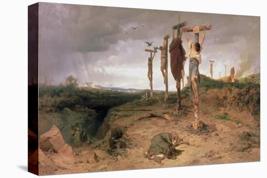 The Damned Field, Execution Place in the Roman Empire, 1878-Fedor Andreevich Bronnikov-Stretched Canvas