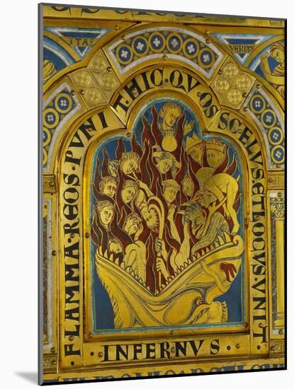 The Damned in Hell, from the Verdun Altar-Nicholas of Verdun-Mounted Giclee Print