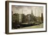 The Damrak, Amsterdam, 1903-George Hendrik Breitner-Framed Art Print