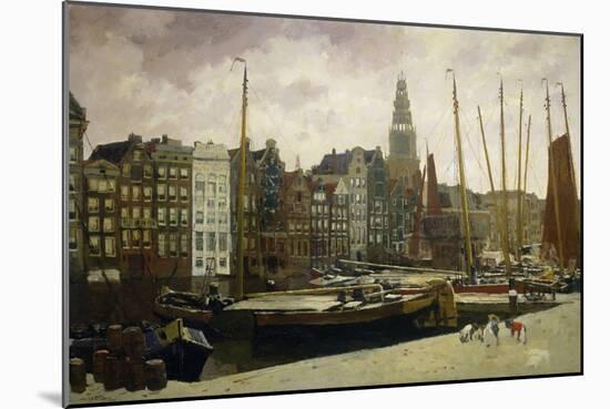 The Damrak, Amsterdam, 1903-George Hendrik Breitner-Mounted Art Print