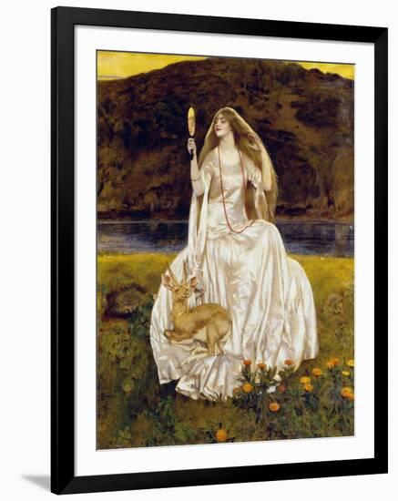 The Damsel of the Lake, Called Nimue the Enchantress,1924-Frank Cadogan Cowper-Framed Giclee Print