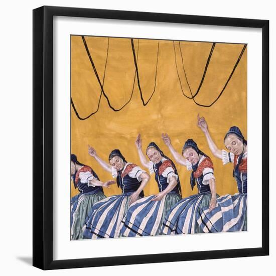 The Dance, 2000-Aris Kalaizis-Framed Giclee Print