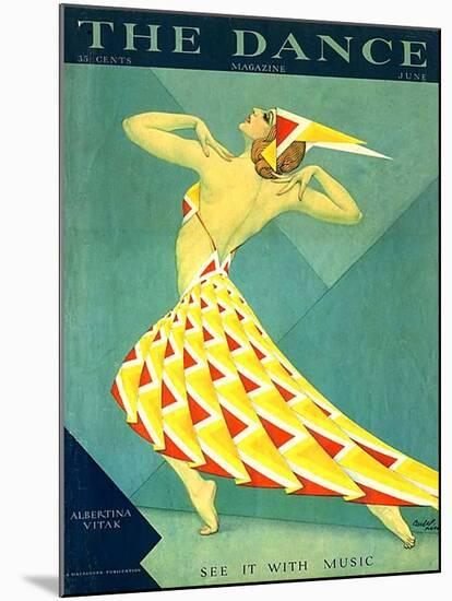 The Dance, Albertina Vitak, 1929, USA-null-Mounted Giclee Print