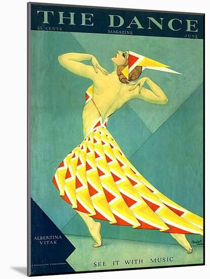 The Dance, Albertina Vitak, 1929, USA-null-Mounted Giclee Print