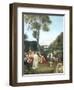 The Dance at Chateau de Kerdnel de Champagny-Gustave Jean Jacquet-Framed Giclee Print