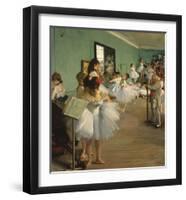 The Dance Class, 1874-Edgar Degas-Framed Art Print