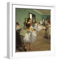 The Dance Class, 1874-Edgar Degas-Framed Art Print