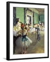 The Dance Class, 1874-Edgar Degas-Framed Giclee Print