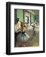 The Dance Class, 1874-Edgar Degas-Framed Giclee Print