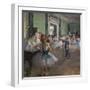 The dance class. Begins in 1873, ends in 1875-1876. Oil on canvas.-Edgar Degas-Framed Giclee Print