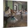 The dance class. Begins in 1873, ends in 1875-1876. Oil on canvas.-Edgar Degas-Mounted Giclee Print